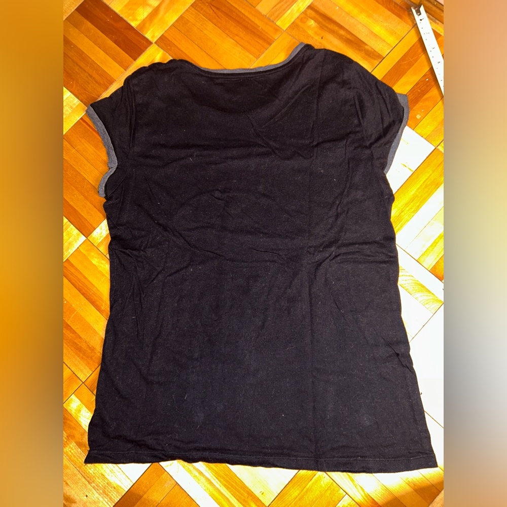 Calvin Klein | black t-shirt cotton blend front logo | size L - Picture 3 of 6